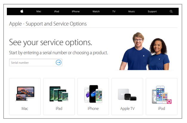 Apple Support and Services Options